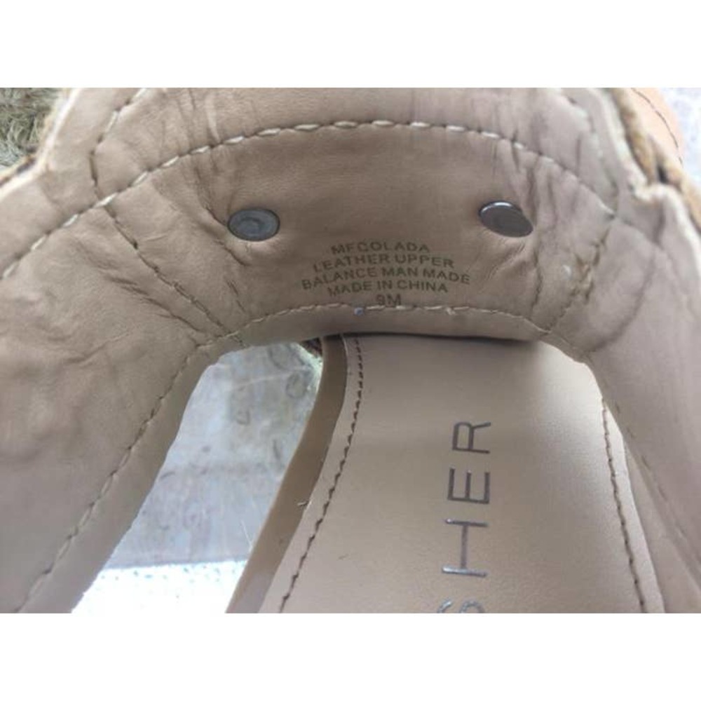 Marc Fisher Colada Platform Espadrilles Shoes 9m - image 6